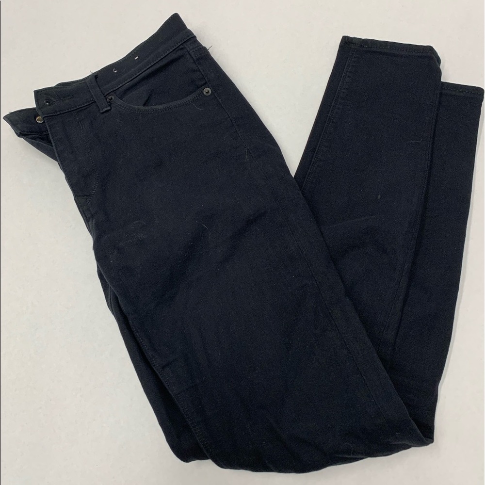Black Jeggings, stretchy & comfortable. Size 4.